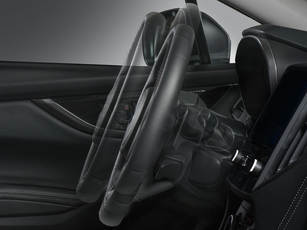2021 Subaru Impreza Tilt-adjustable, Telescoping Steering Wheel with Integrated Controls