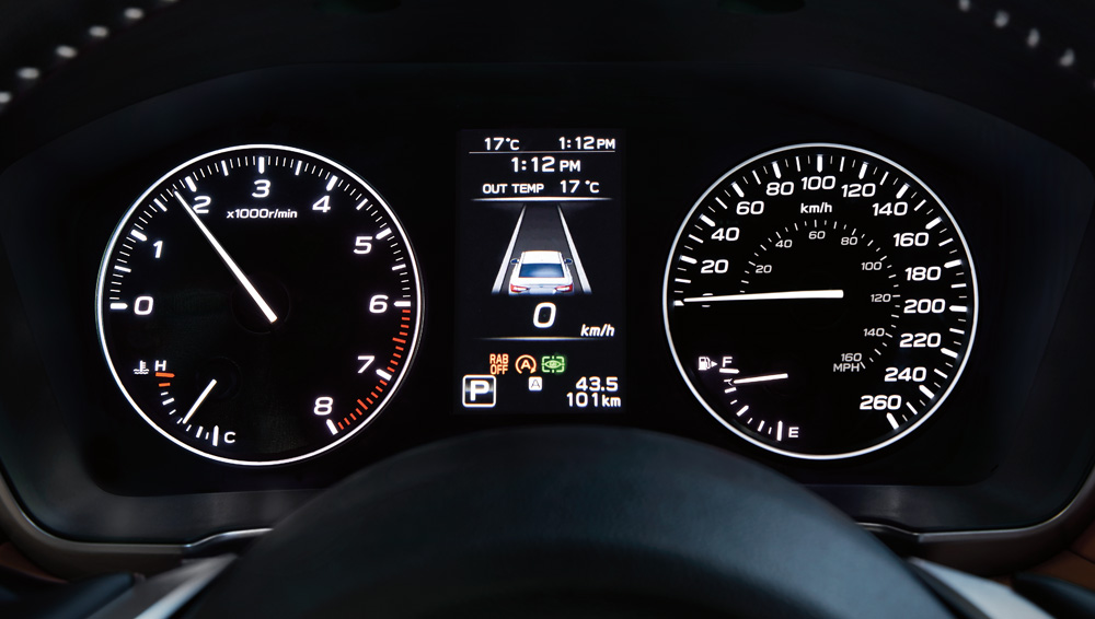 2021 Subaru Legacy Gauges and multi-information display