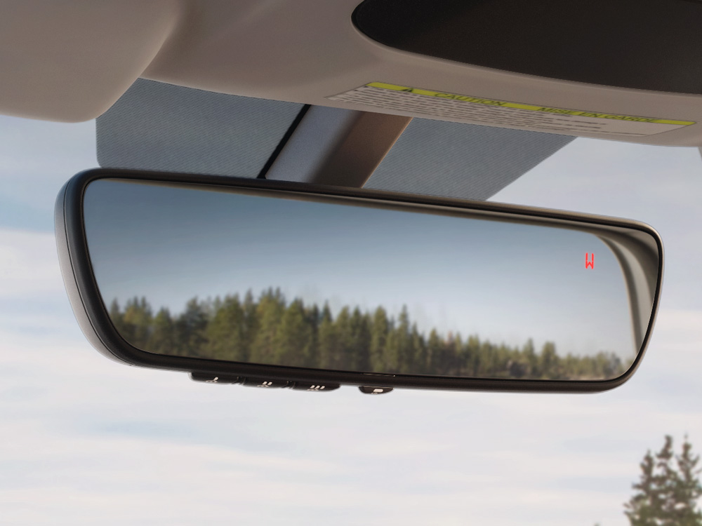 2021 Subaru Legacy Auto-dimming Rearview Mirror with Homelink<sup>®</sup> & Compass