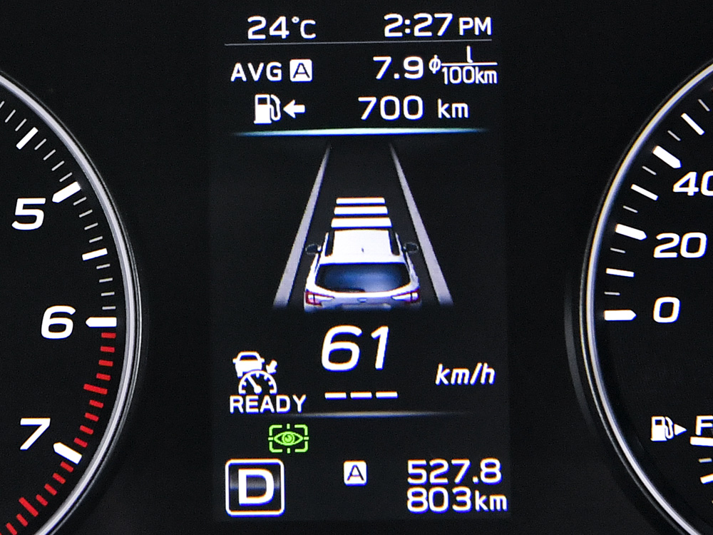 2021 Subaru Outback LCD Information Display