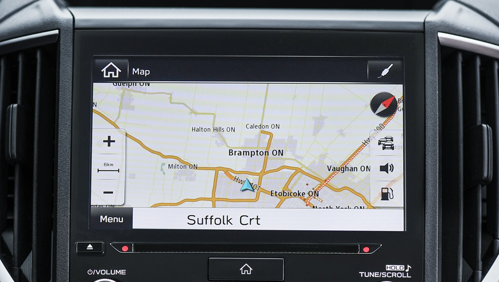 Subaru Impreza 2022 Système d'infodivertissement et de navigation à écran de 8 po