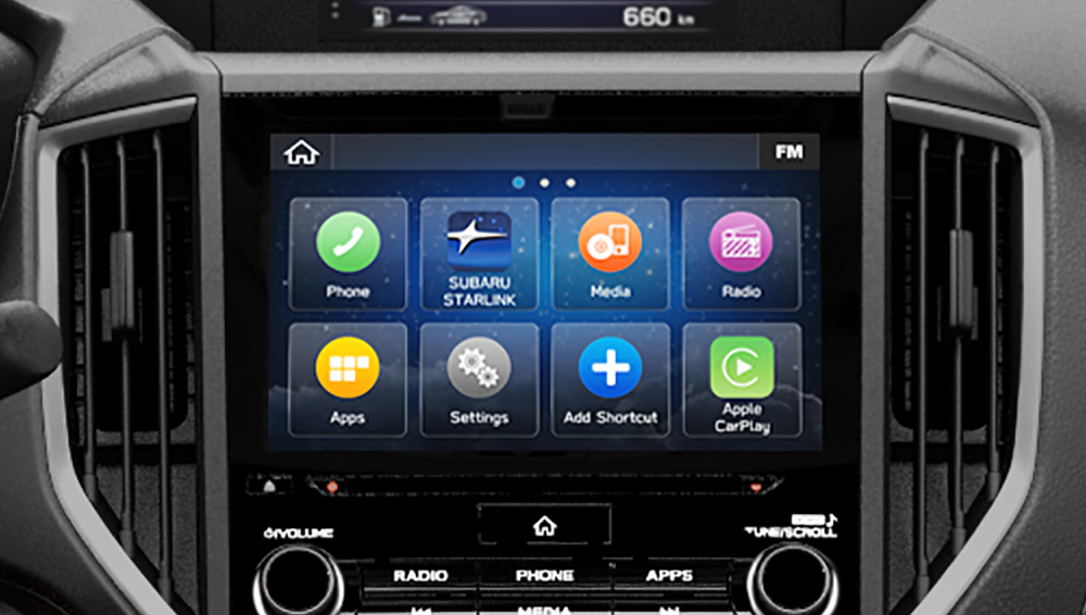 Subaru Impreza 2022 Système d'infodivertissement à écran de 8 po
