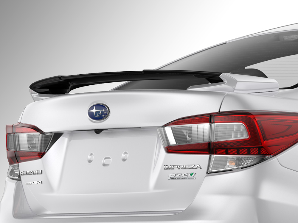 Subaru Impreza 2022 Déflecteur arrière de type aileron sur le coffre (4 portes)