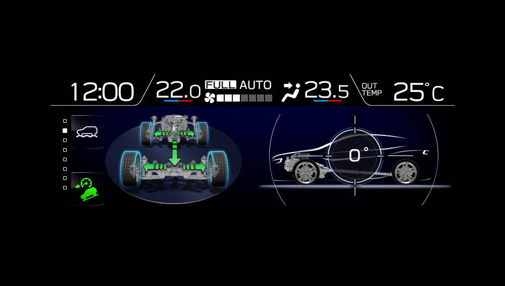2022 Subaru Crosstrek 6.3-inch Multi-function Colour Display