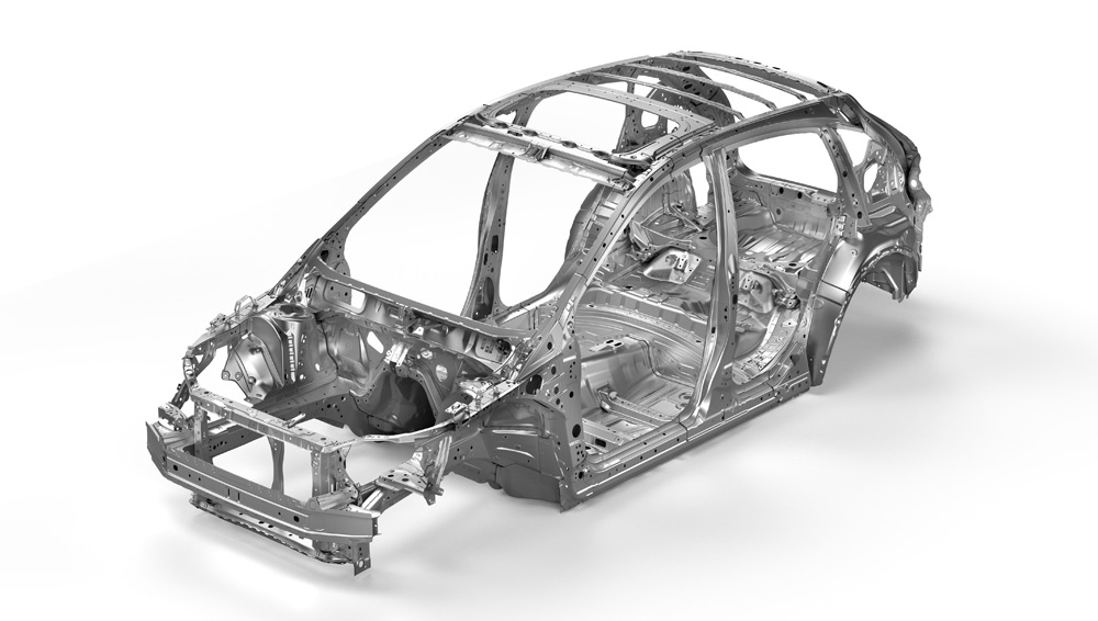 Subaru Crosstrek 2022 Châssis renforcé sophistiqué en forme d’arceau