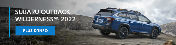 La toute nouvelle Subaru Outback Wilderness<sup>MC</sup> 2022