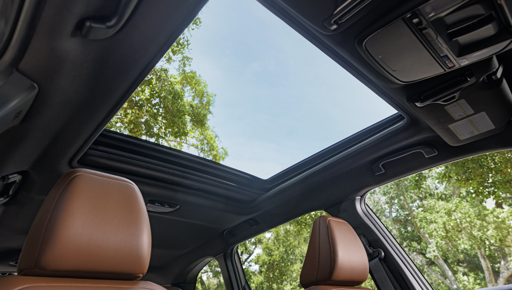 2025 Forester large retractable sunroof.