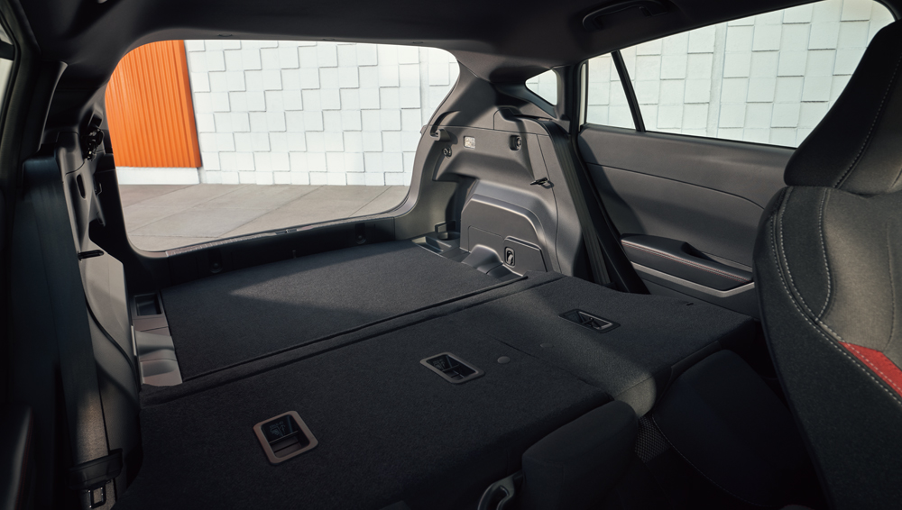 Shot of the cargo area of the 2025 Impreza.