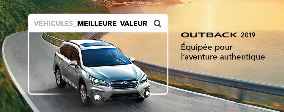 Offre Outback 2019 pour Gmail Outback 2019 Subaru Canada
