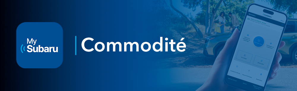 MySubaru Commodité